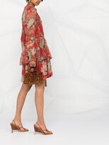 Thumbnail for your product : Twin-Set Ruffled Tie-Waist Shirt Dress