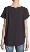Thumbnail for your product : Miss Me Short-Sleeve Longhorn Graphic Tee, Black