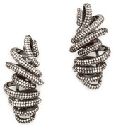 Thumbnail for your product : Noir Crystal Snaked Earrings