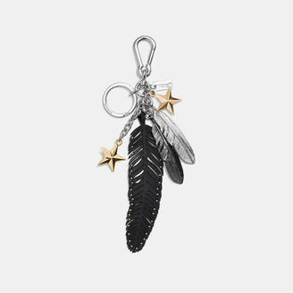 Coach Mixed Feathers And Stars Bag Charm