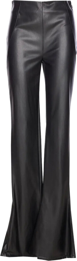 Aniye By Faux-Leather Side-Zip Trousers