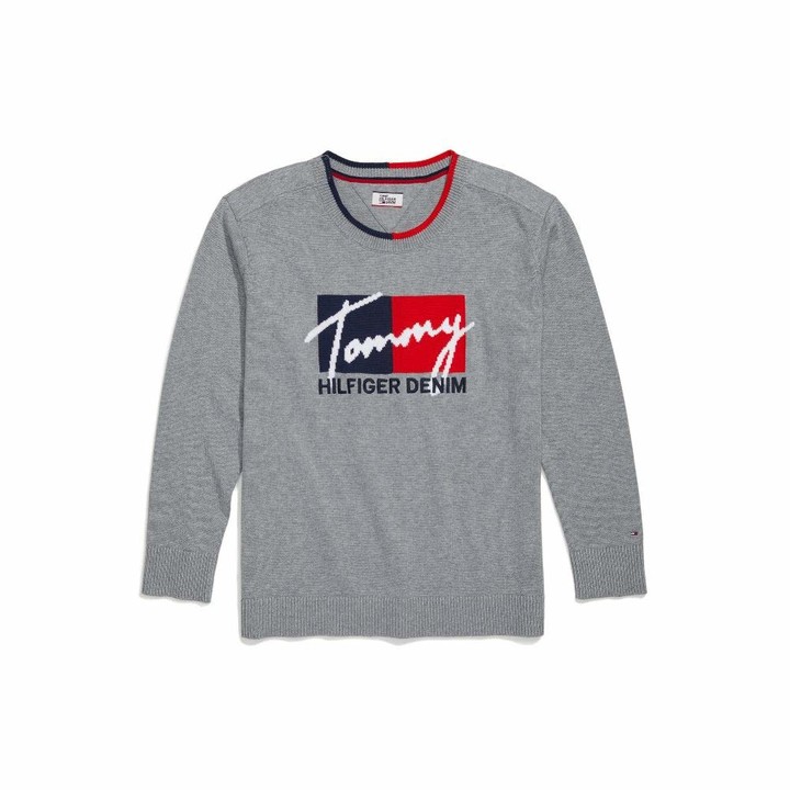 womens grey tommy hilfiger jumper