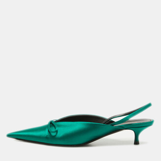 Turquoise Patent Leather Shoes
