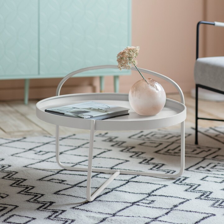 Dunelm Elwood Coffee Table, Iron White ShopStyle