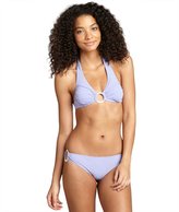 Thumbnail for your product : Lisa Curran Swim lilac stretch nylon 'Seashell' hipster bikini bottom