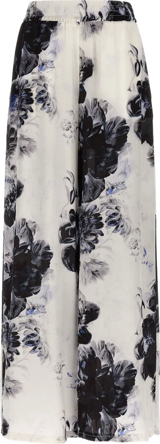 Alexander McQueen Chiaroscuro pajama trousers