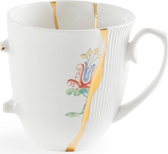 Seletti Floral-Print Porcelain Cup