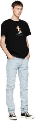 MAISON KITSUNÉ Black Pixel Fox T-Shirt
