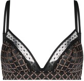 Thumbnail for your product : Wolford Lace-Embellished Triangle Bra