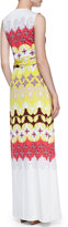 Thumbnail for your product : Diane von Furstenberg New Yahzi Border-Print Maxi Wrap Dress