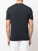 Thumbnail for your product : Corneliani slogan-embossed logo T-shirt