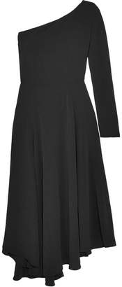 Vanessa Bruno Hestia One-shoulder Crepe Midi Dress - Black