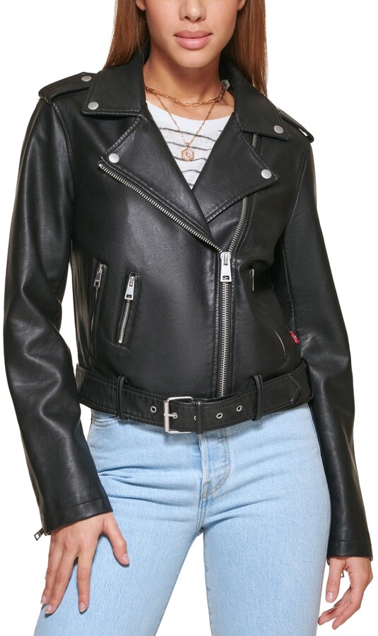 Levi's Women's Leather & Faux Leather Jackets | ShopStyle