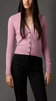 Thumbnail for your product : Burberry Cropped Cashmere Cardigan