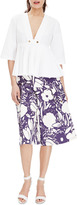 Thumbnail for your product : Suno Floral Print Patch-Pocket Culottes