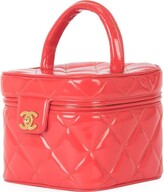 Thumbnail for your product : Chanel Pre Owned 1994-1996 CC diamond-quilted cosmetic vanity bag