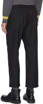 Thumbnail for your product : Oamc Cropped straight leg virgin wool jogging pants
