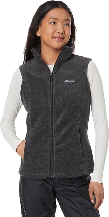 Columbia Benton Springstm Vest Women's Vest Charcoal Heather : XS, Fleece/Polyester