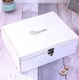 Thumbnail for your product : Keepsake Warner's End Personalised Large Wooden Name Jewellery Box