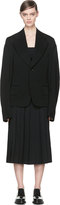 Thumbnail for your product : Comme des Garcons Black Wool Double-Sleeve Oversized Blazer