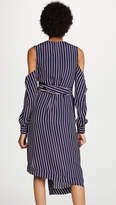 Thumbnail for your product : Nicholas Pinstripe Wrap Dress