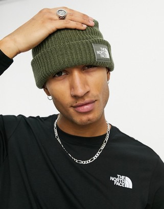 The North Face Salty Dog beanie in green ShopStyle Hats