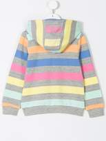 Thumbnail for your product : Little Marc Jacobs striped zip-up hoodie
