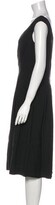 Thumbnail for your product : Donna Karan Scoop Neck Midi Length Dress Black