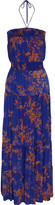 Thumbnail for your product : T-Bags 2073 T-Bags Floral-print stretch-satin jersey maxi dress
