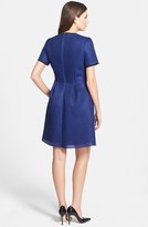 Thumbnail for your product : Pink Tartan Mesh Fit & Flare Dress