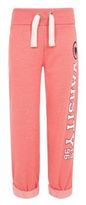 Thumbnail for your product : New Look Teens Peach Varsity Cropped Jogging Bottoms