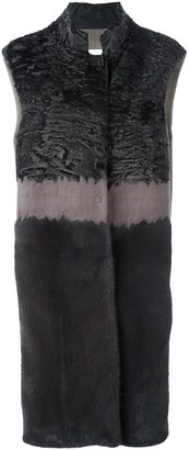 Manzoni 24 - sleeveless fur coat - women - Mink Fur/Cashmere - 46