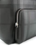 Thumbnail for your product : Burberry Backpack With London Check Pattern And Leather Trim