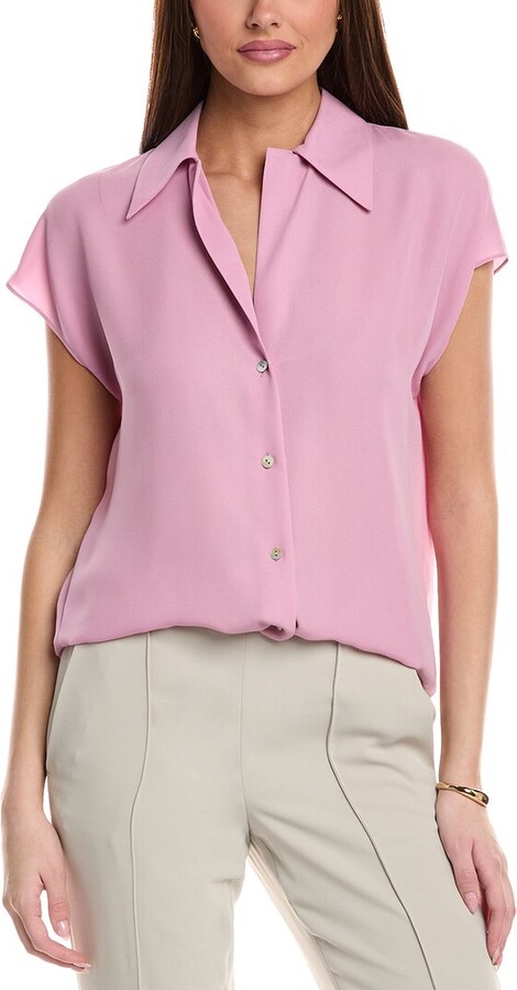 Vince Cap Sleeve Blouse