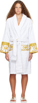 White 'I Heart Baroque' Robe 