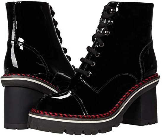 agl block heel bootie