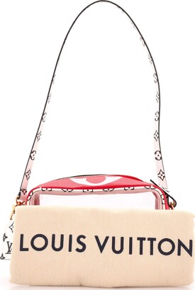 Louis Vuitton Monogram Giant Beach Pouch Red