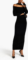 Thumbnail for your product : Herve Leger Cutout velvet maxi dress
