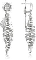 Thumbnail for your product : Orlando Orlandini Galaxy - 18K White Gold Drop Earrings