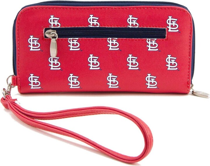 St. Louis Cardinals Women's Leather Wallet - Black