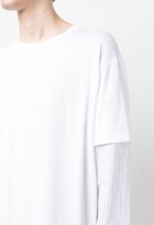 Thumbnail for your product : MM6 MAISON MARGIELA layered long-sleeved T-shirt