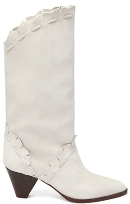 white moccasin boots