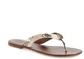 Thumbnail for your product : Tory Burch 'Thora' Leather Thong Sandal (Women)
