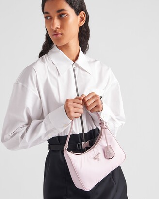Alabaster Pink Prada Re-edition 2005 Re-nylon Mini Bag