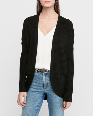 Express Cozy Ribbed Cocoon Cardigan