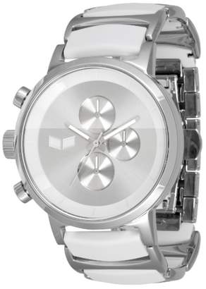 Vestal Silver & Acetate Chrono Watch "Metronome Minimalist"