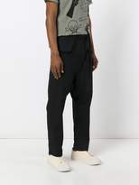 Thumbnail for your product : Damir Doma raw hem drop crotch trousers