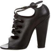 Thumbnail for your product : Givenchy Lace-Up Leather Sandals