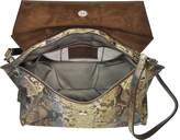 Thumbnail for your product : Ghibli Brown Paillette Python Leather Satchel Bag w/Shoulder Strap