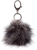 Thumbnail for your product : Rebecca Minkoff Fox Fur Pom-Pom Keychain